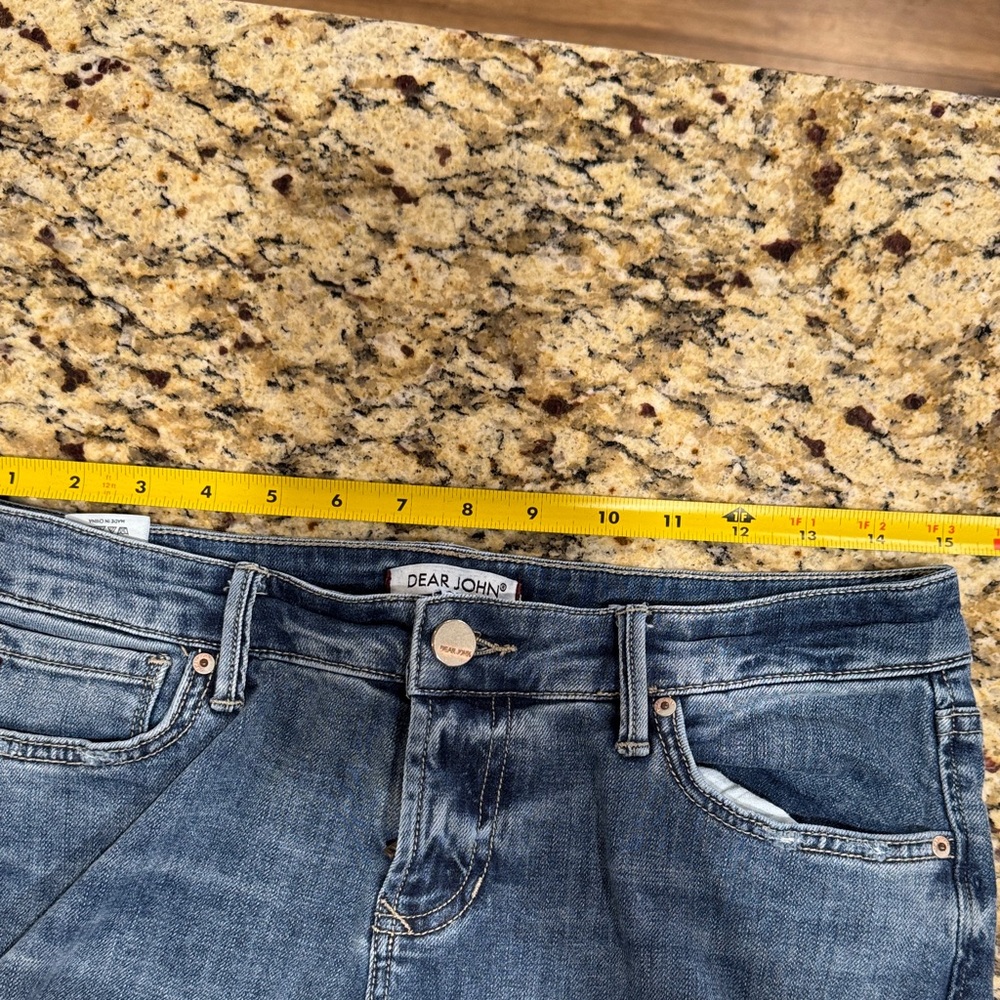 Dear John Jeans Womens 27 Mid Rise Skinny Stretch Medium Wash Denim - Picture 11 of 13